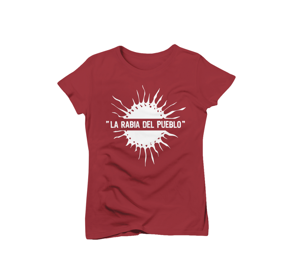 T-shirt femme soleil bordeaux