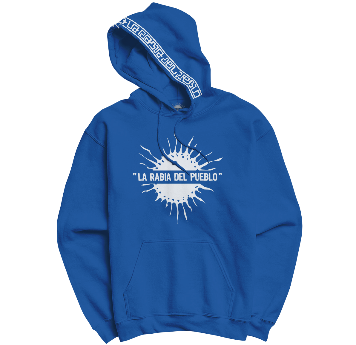 Sweat Capuche bleu Homme