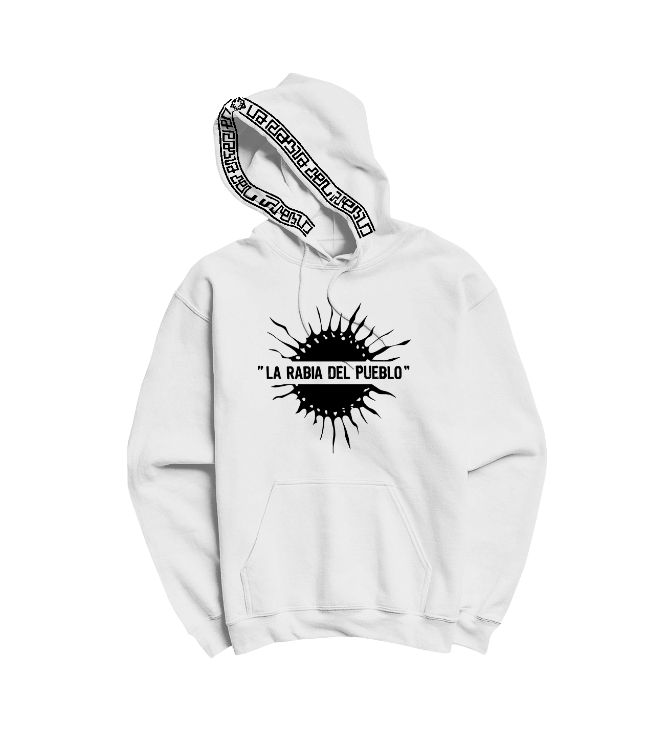 Sweat Capuche Blanc Homme