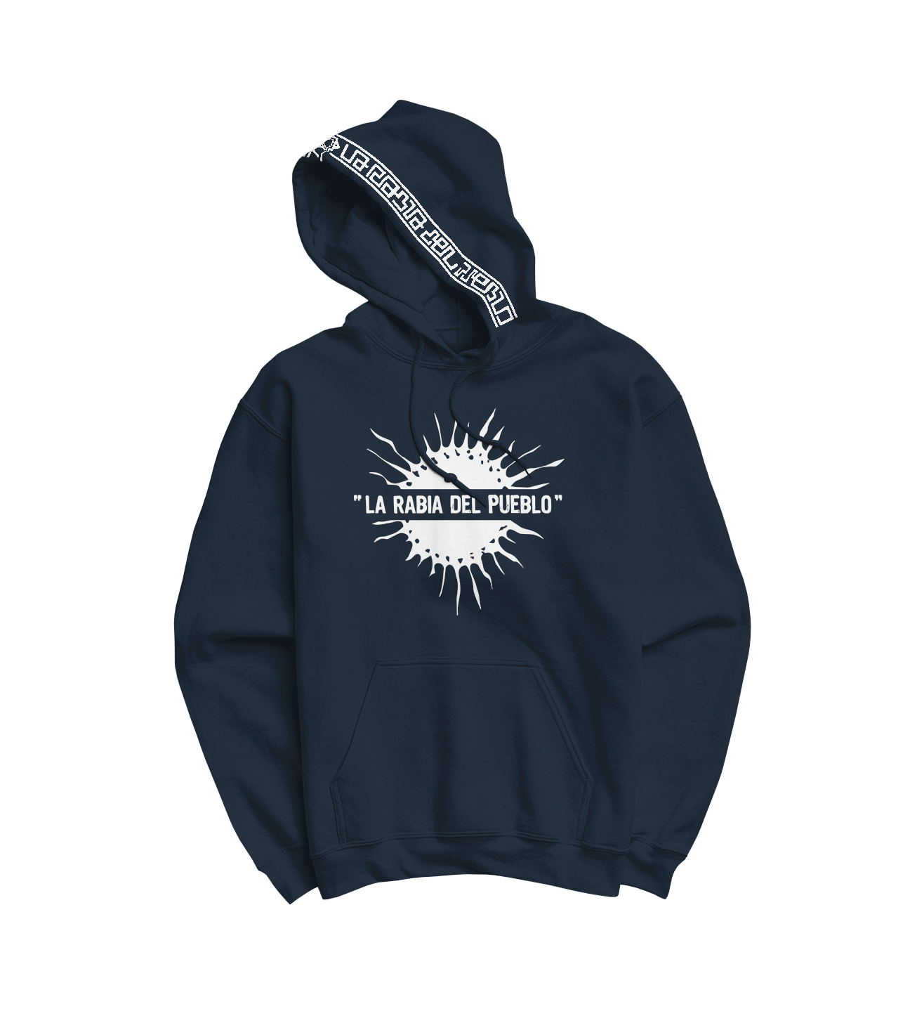 Sweat Capuche Navy Homme