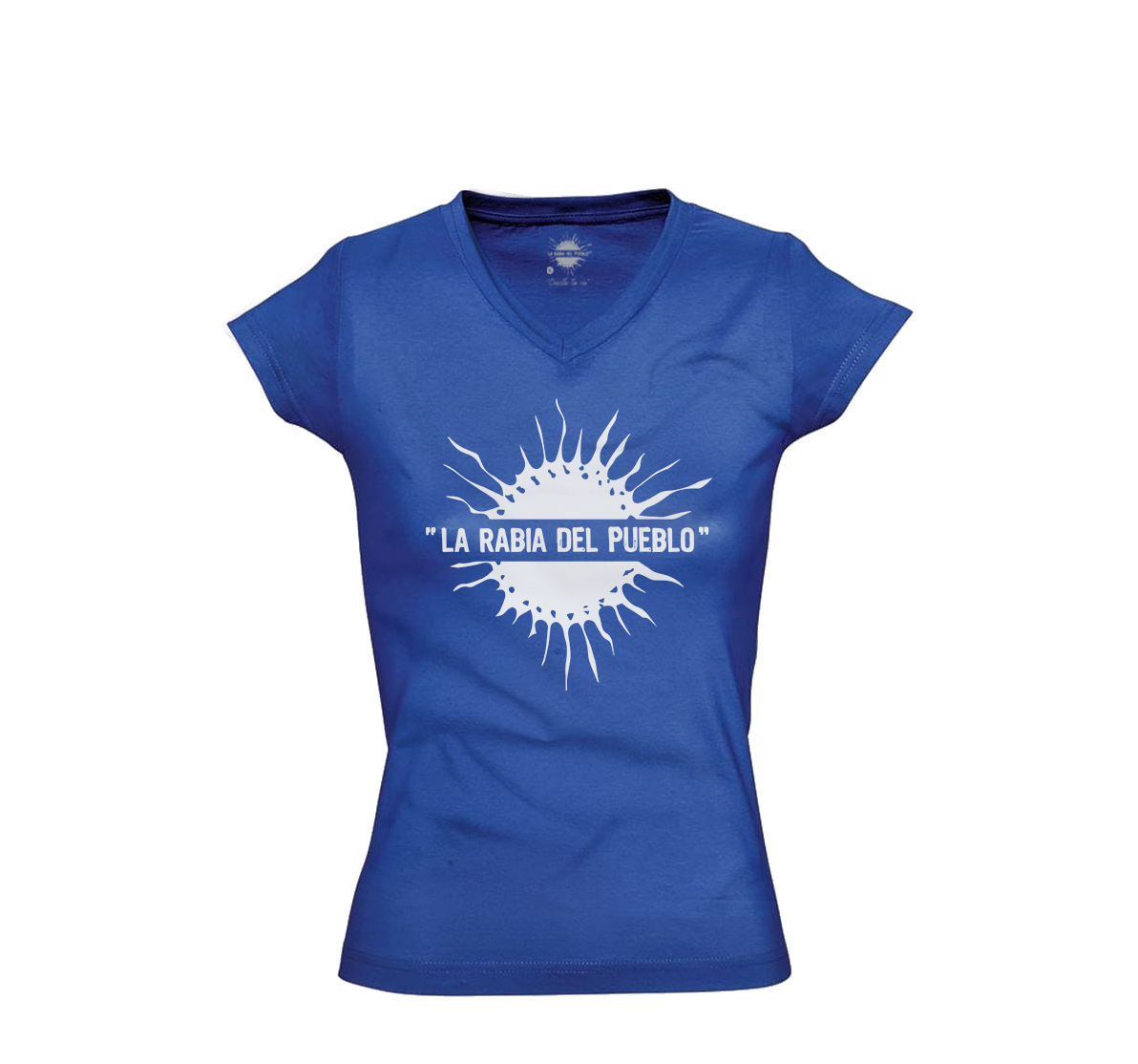 T-shirt femme soleil bleu