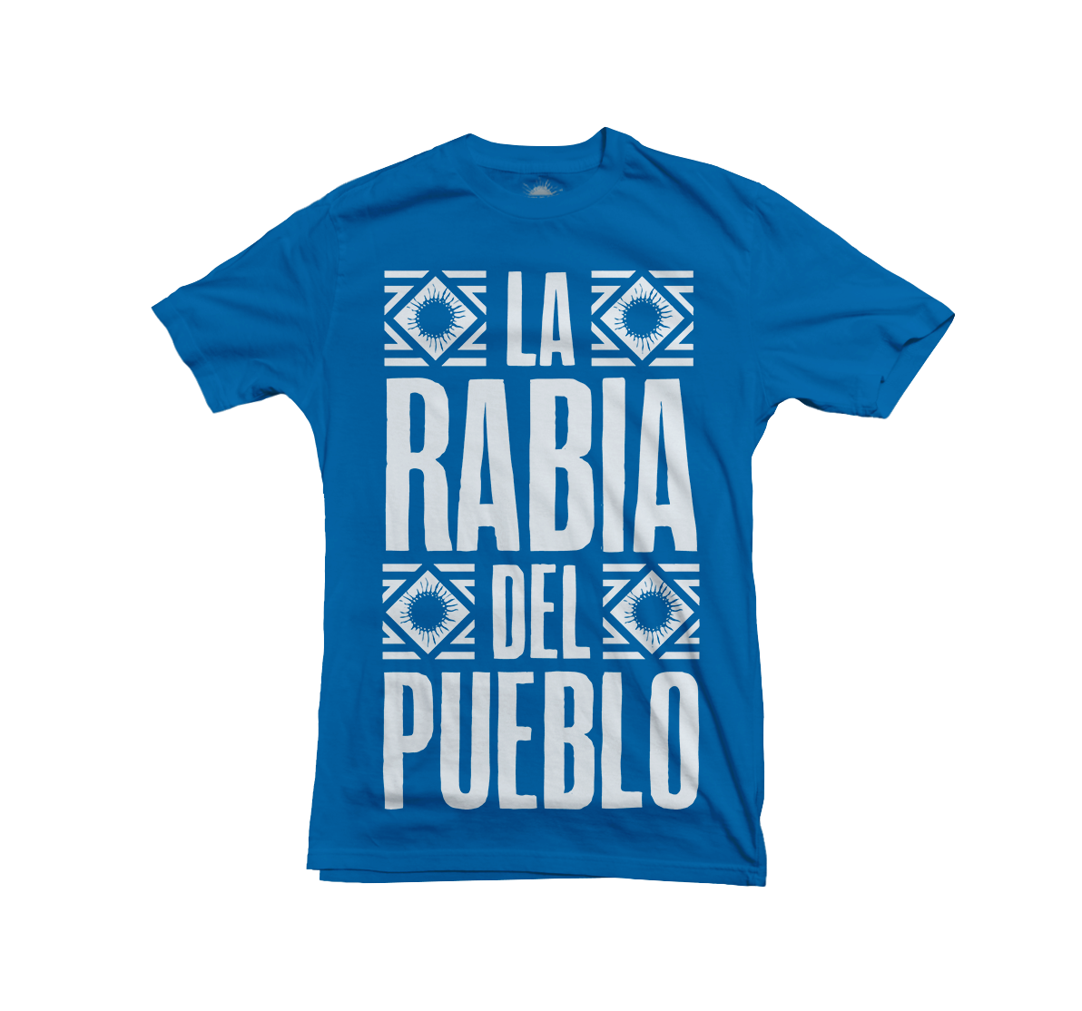 T-shirt homme carré bleu