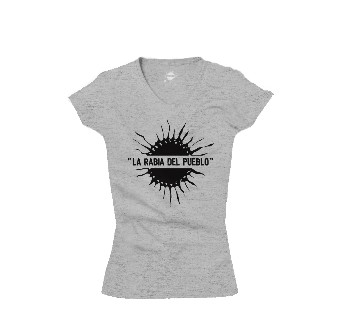 T-shirt femme soleil gris