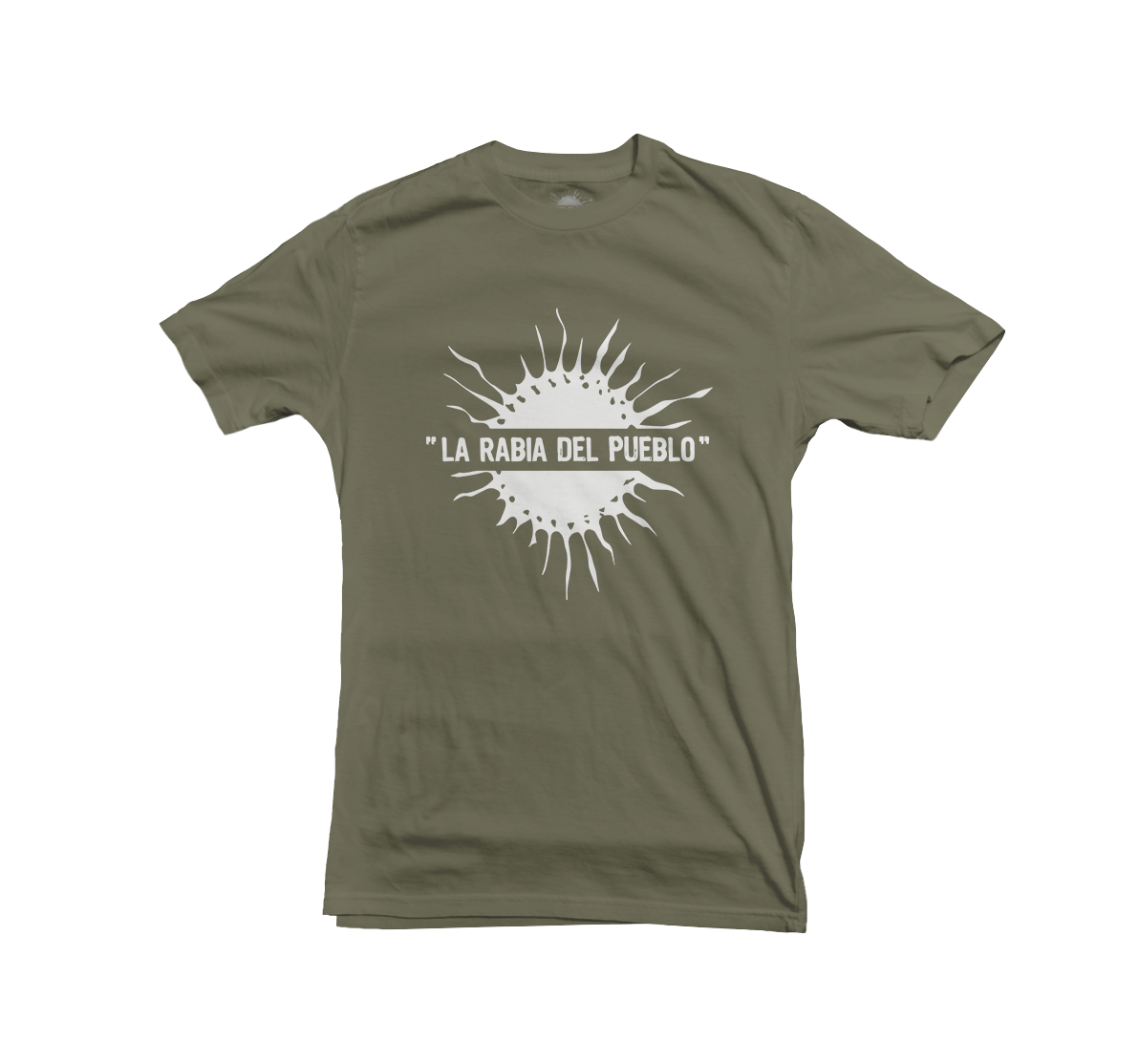 T-shirt homme soleil kaki