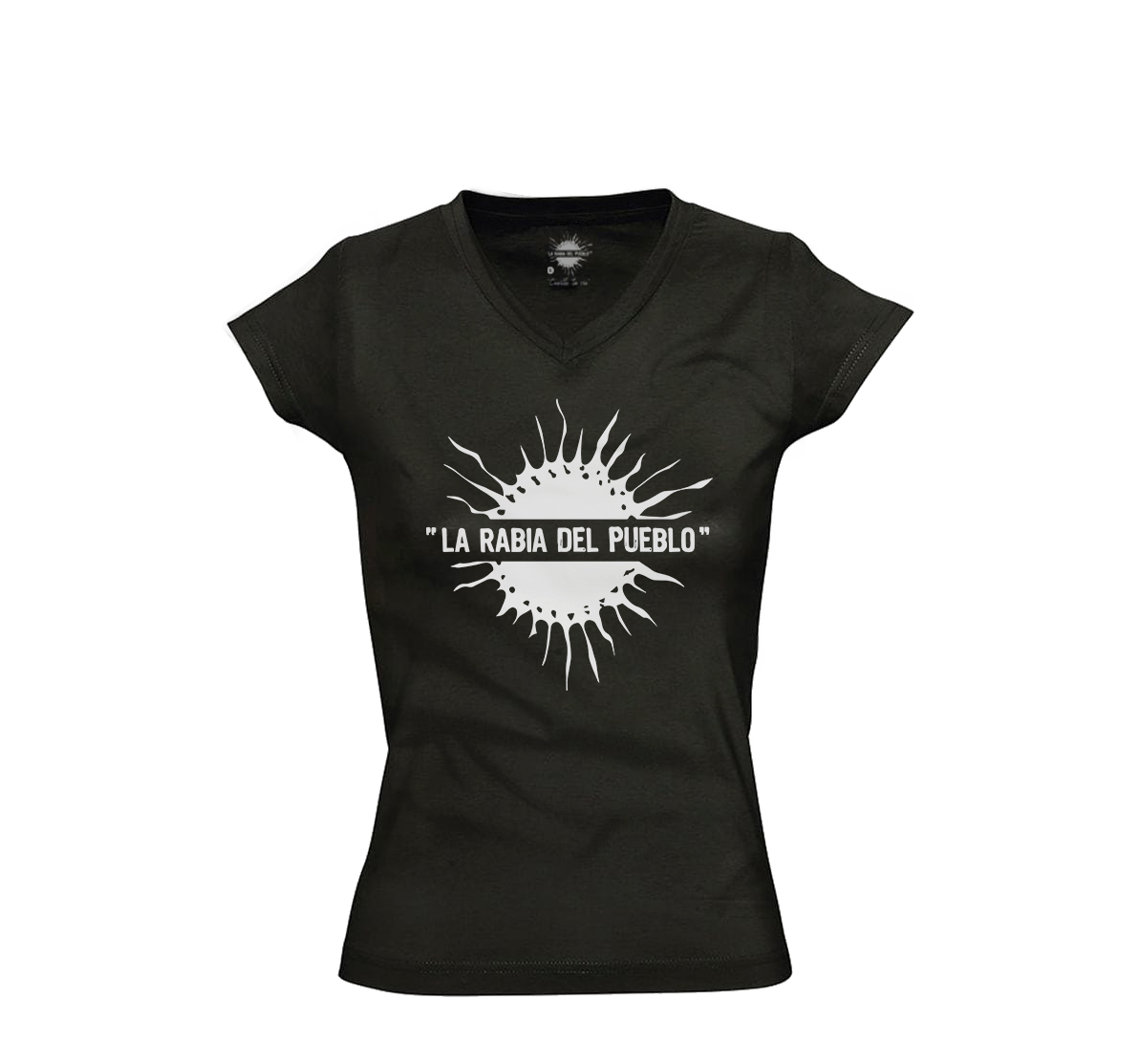 T-shirt femme soleil noir