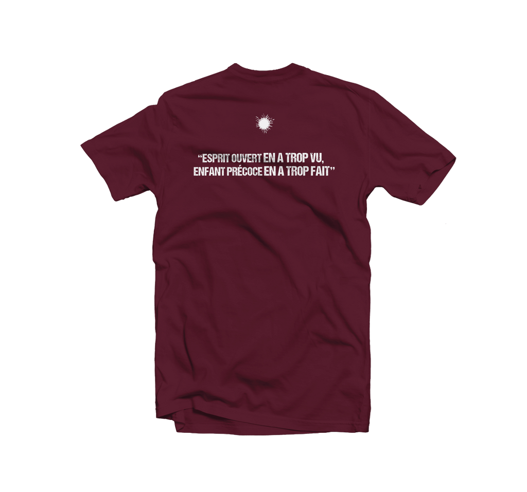 T-shirt homme soleil Bordeaux