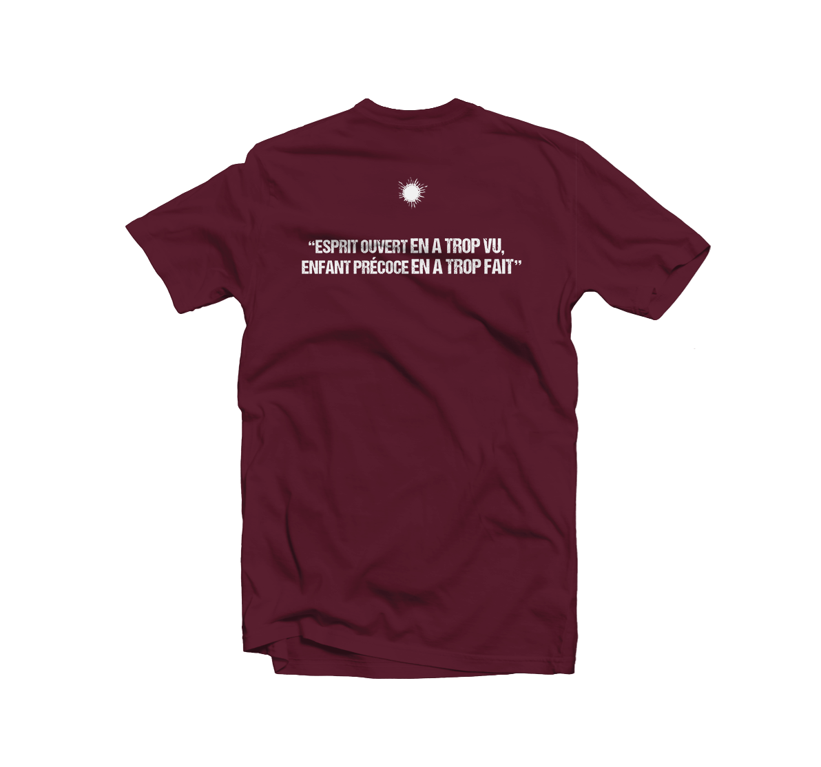 T-shirt homme soleil Bordeaux