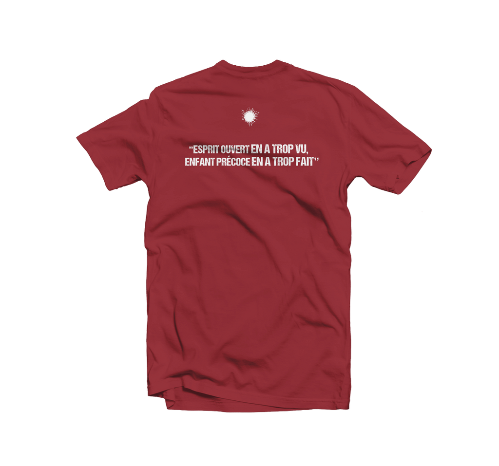 T-shirt homme soleil Bordeaux