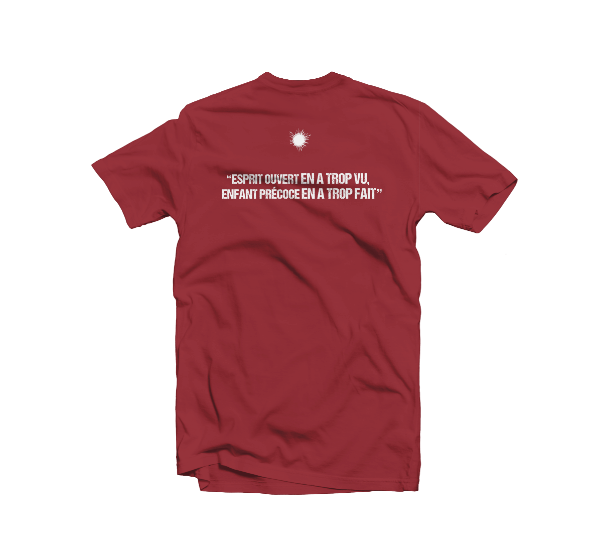 T-shirt homme soleil Bordeaux