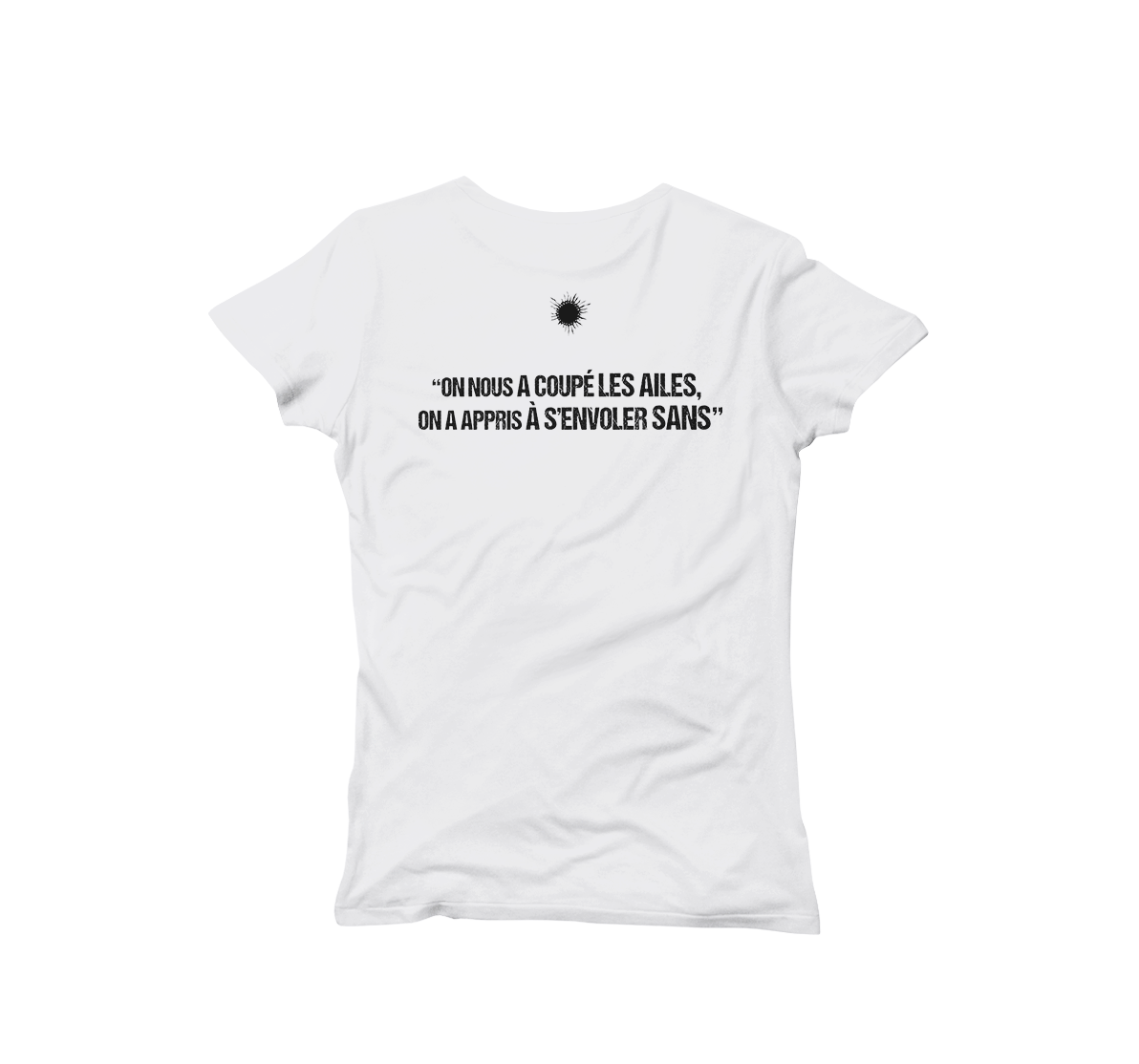 T-shirt femme soleil blanc
