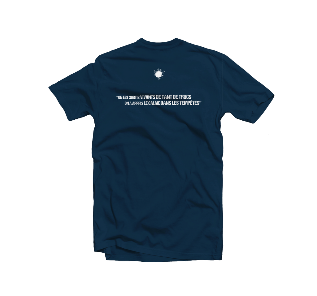 T-shirt homme soleil Navy